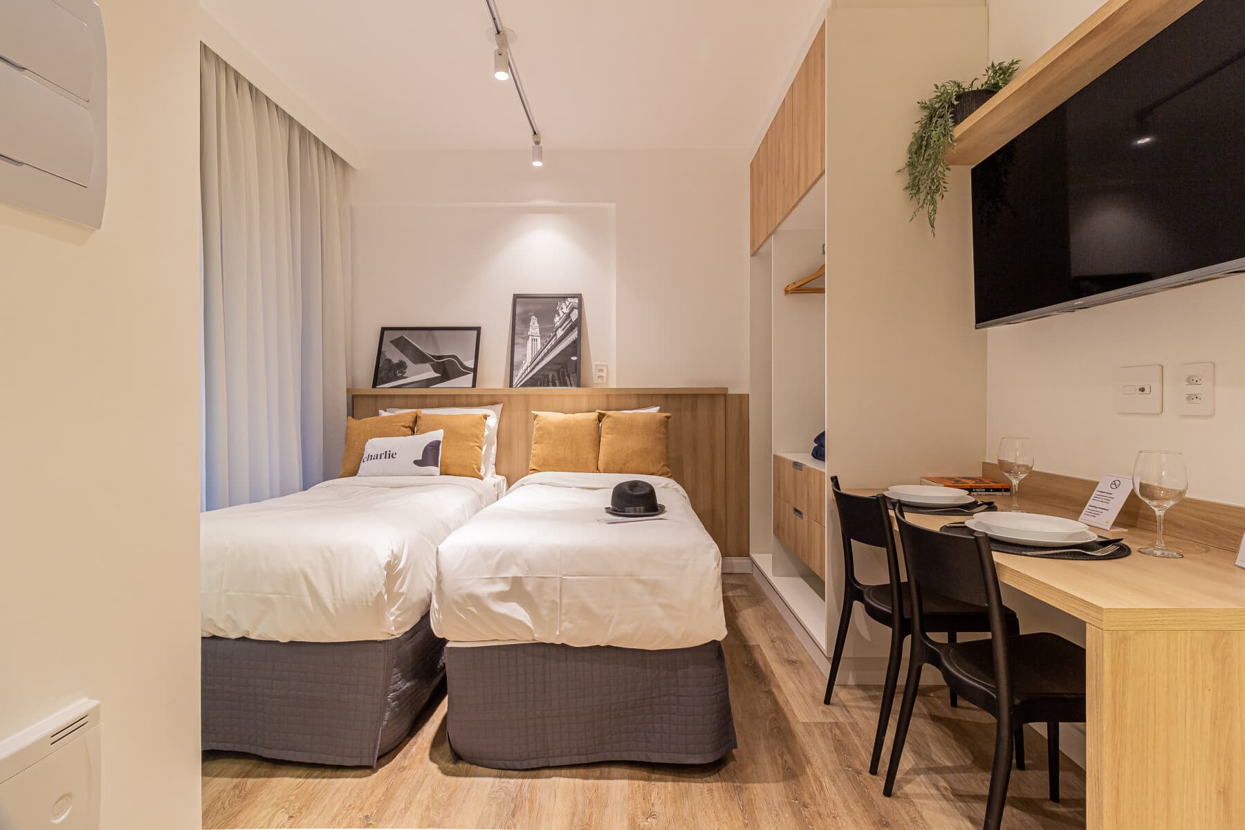 Studio Solteiro com Varanda - Charlie Harmonia Vila Madalena