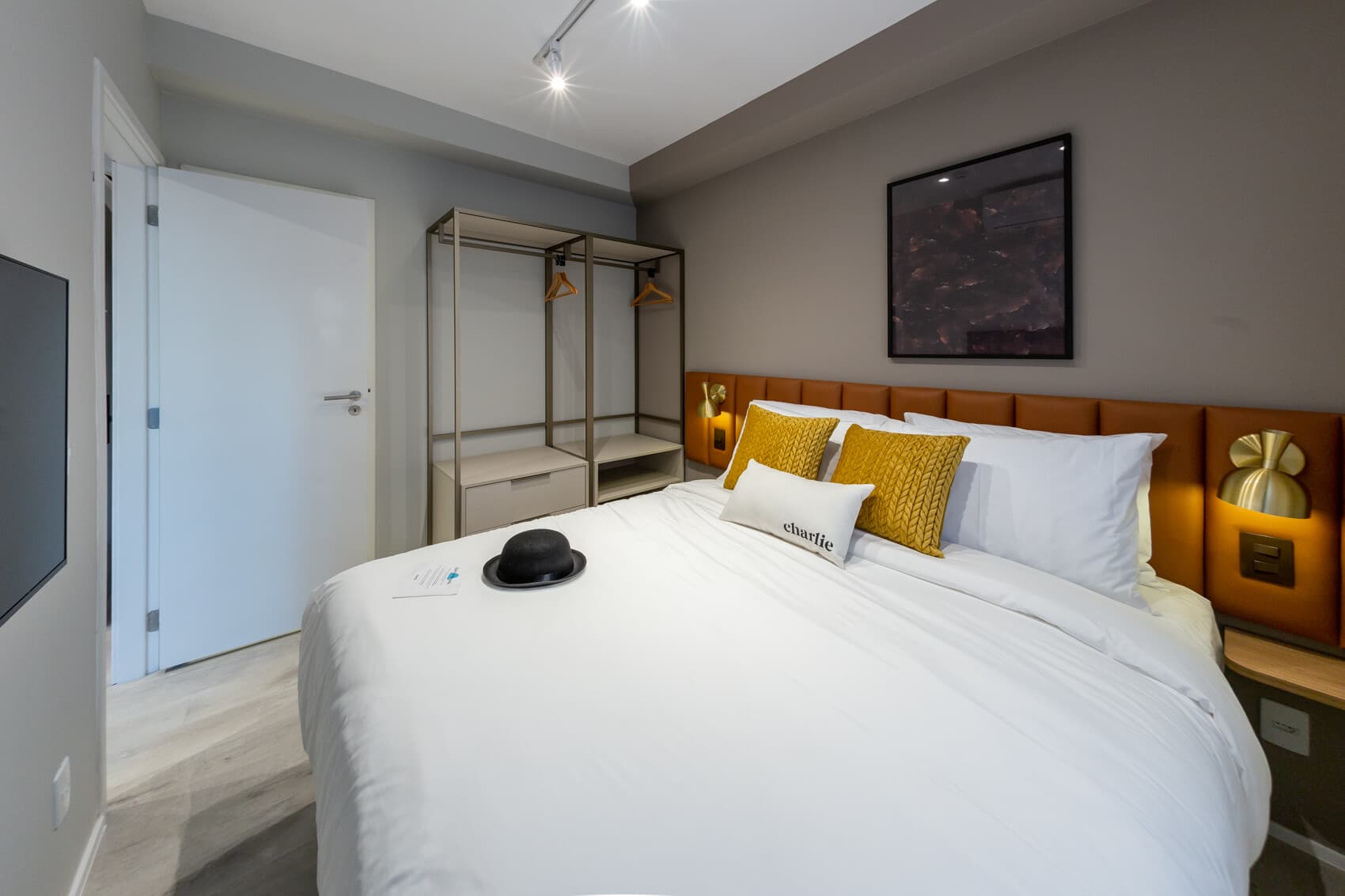 Apartamento 1 Dorm Casal - Charlie Contemporâneo Jardins Essential