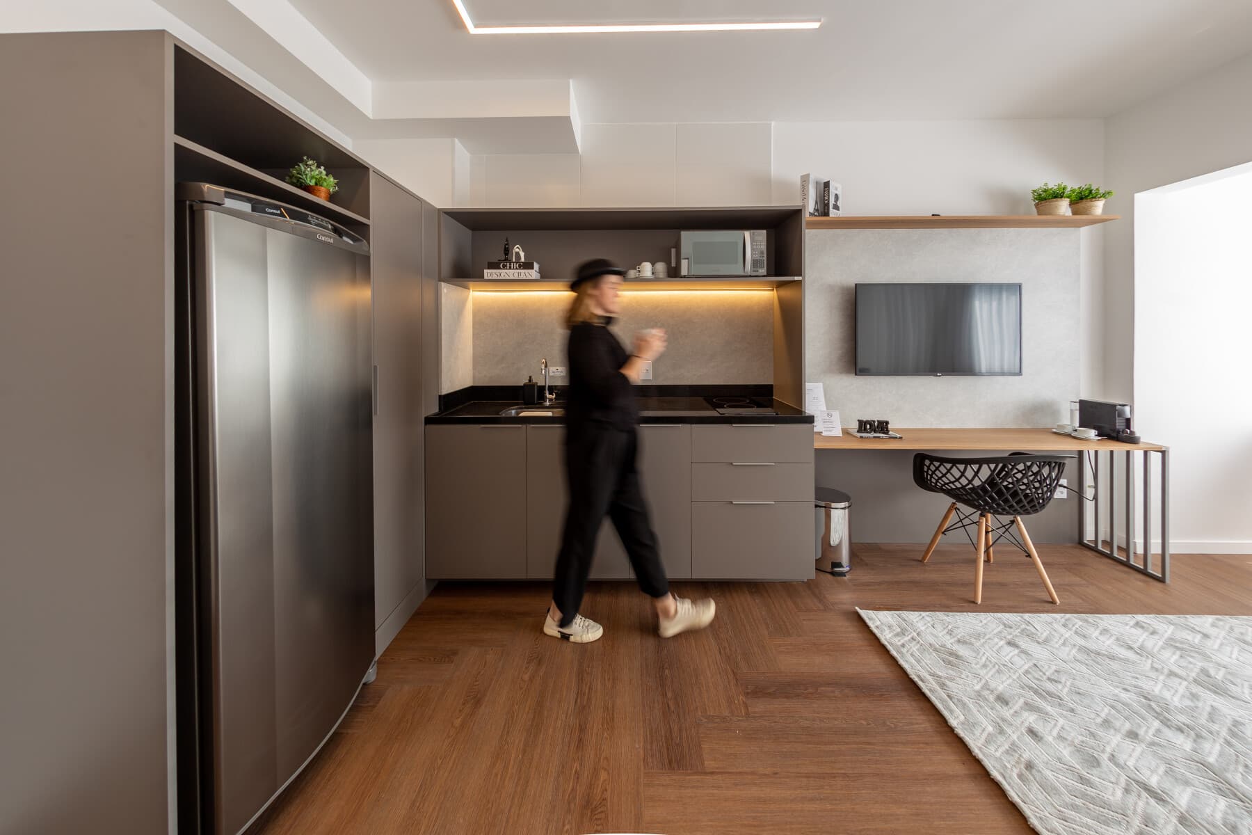 Apartamento 1 Dorm Casal com Varanda - Charlie Wonder Brooklin