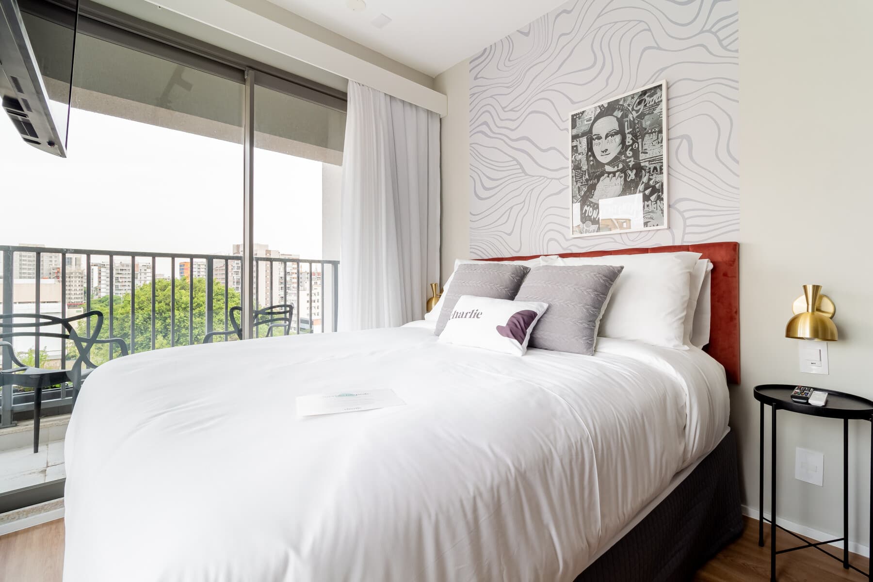 Studio Casal com Varanda 36M - Charlie For You Moema