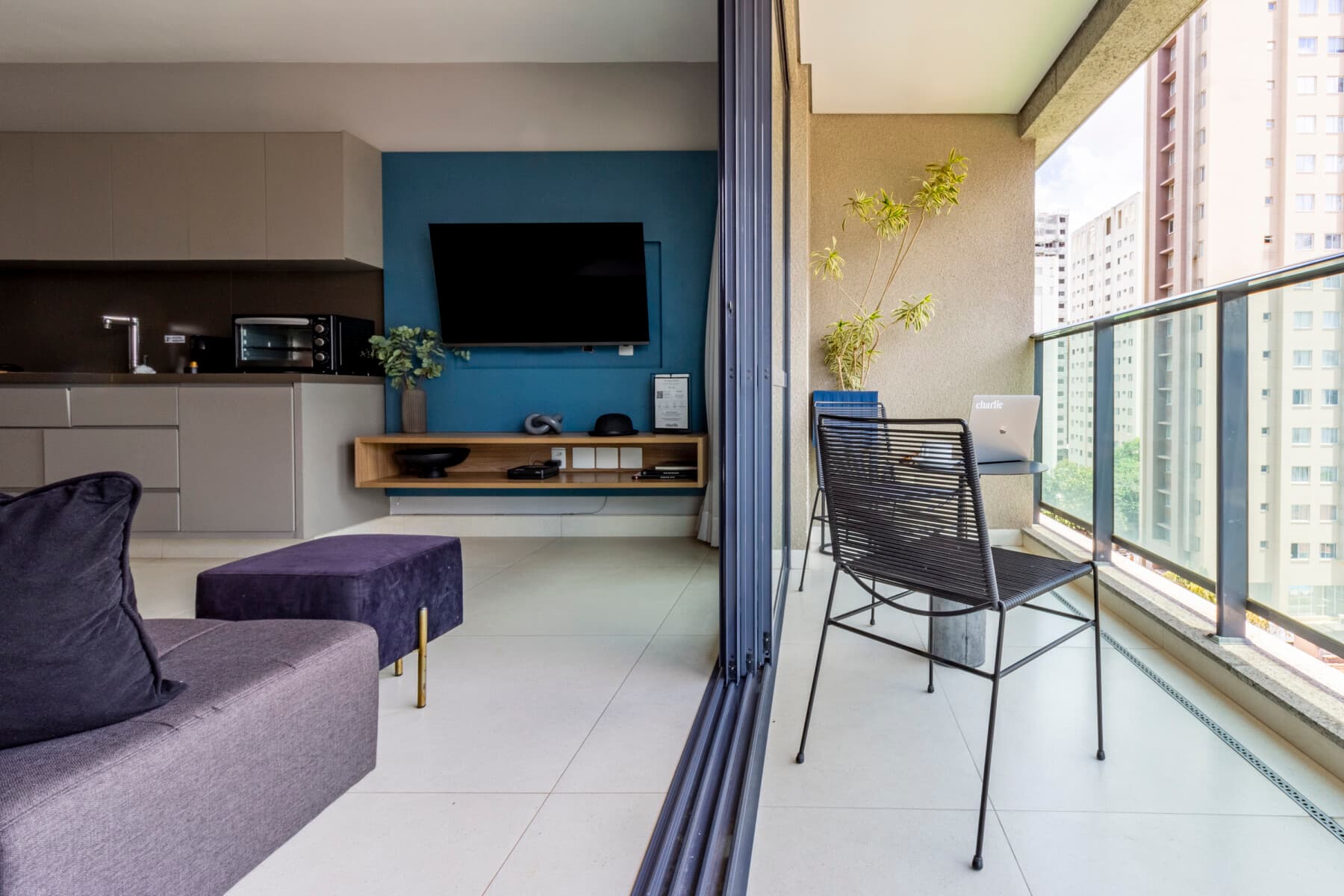 Studio Casal com Varanda - Charlie Itaim