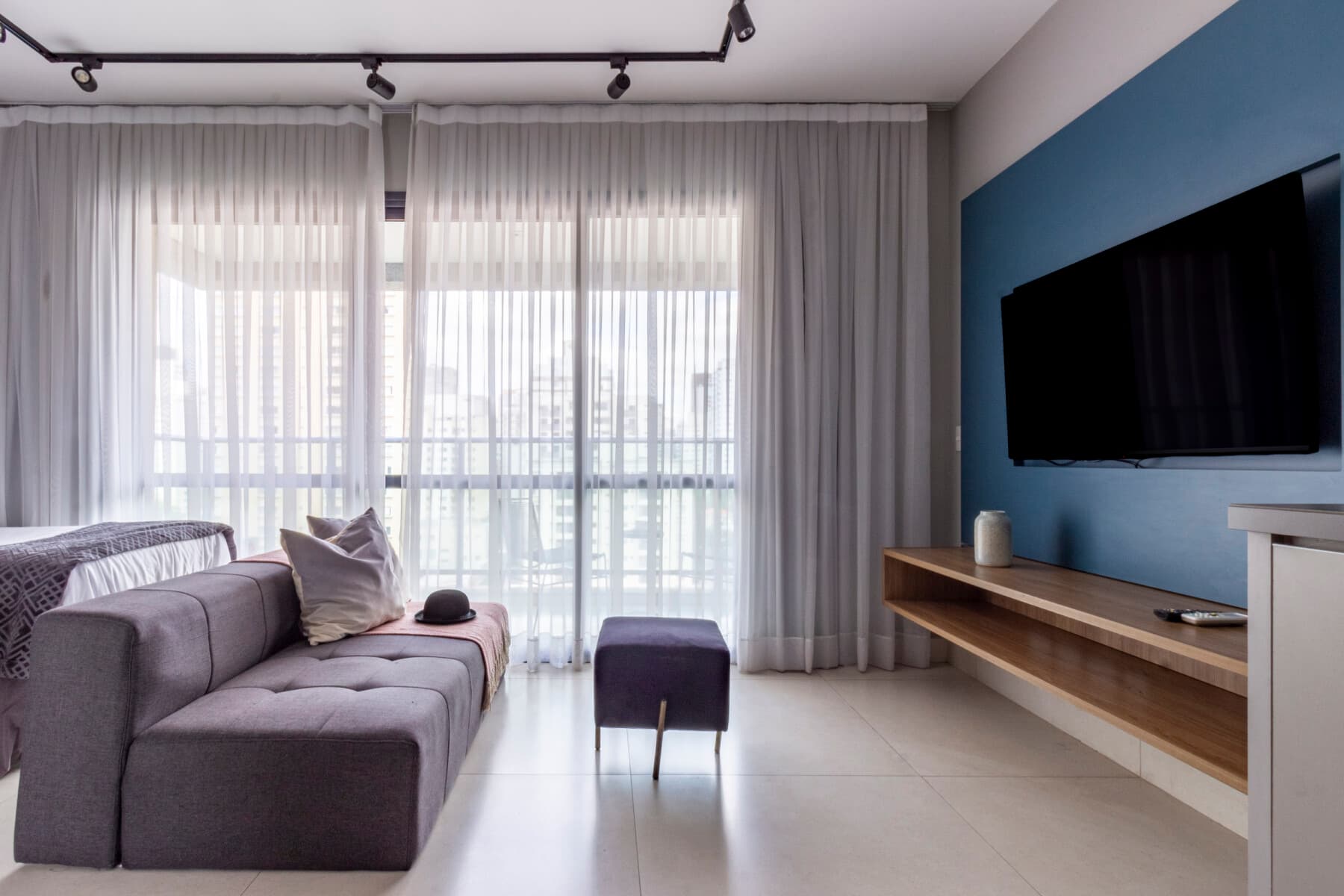 Studio Solteiro com Varanda - Charlie Itaim