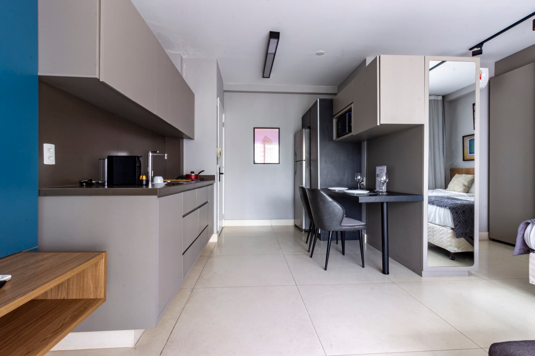 Studio Solteiro com Varanda - Charlie Itaim