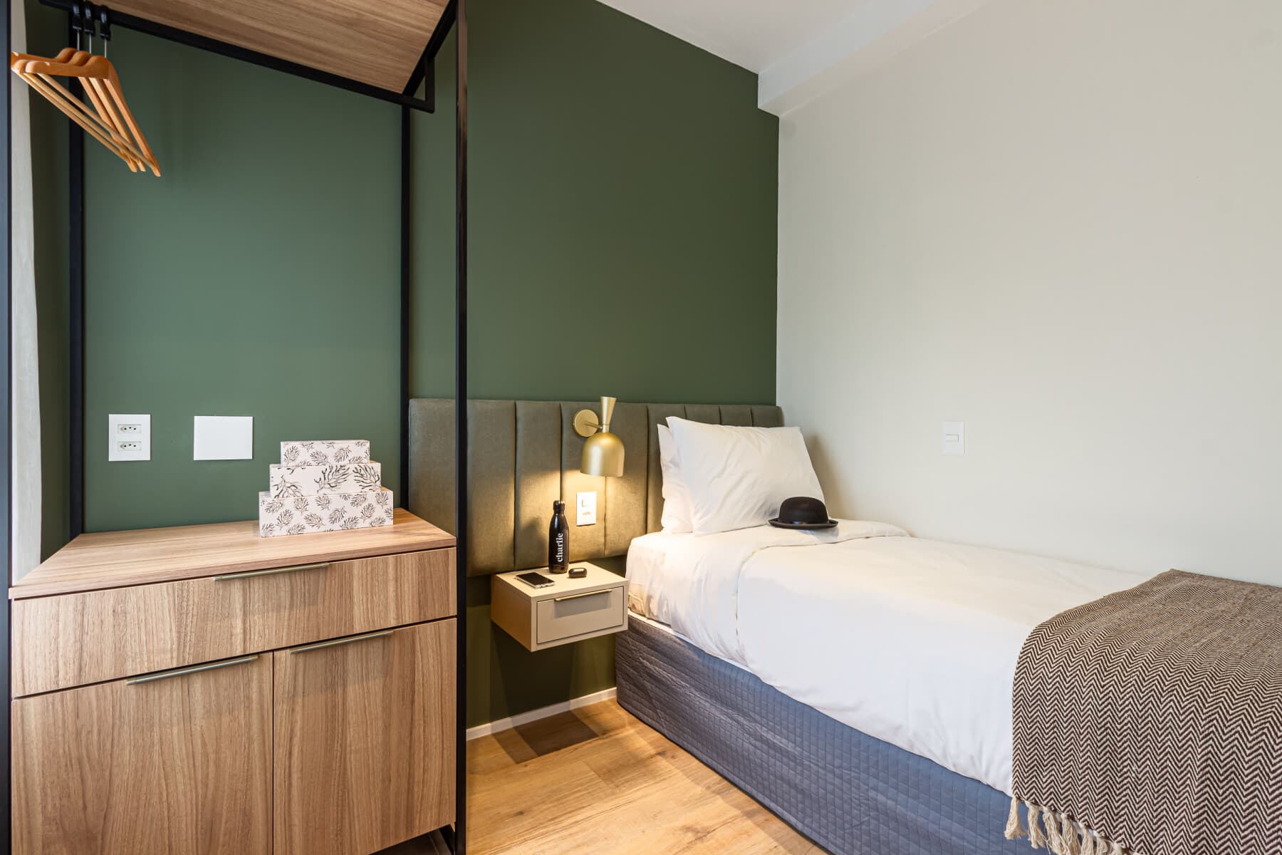 Apto 2 Dorm com Sofá Cama 42m - NR - Charlie Bothanic Campo Belo Essential