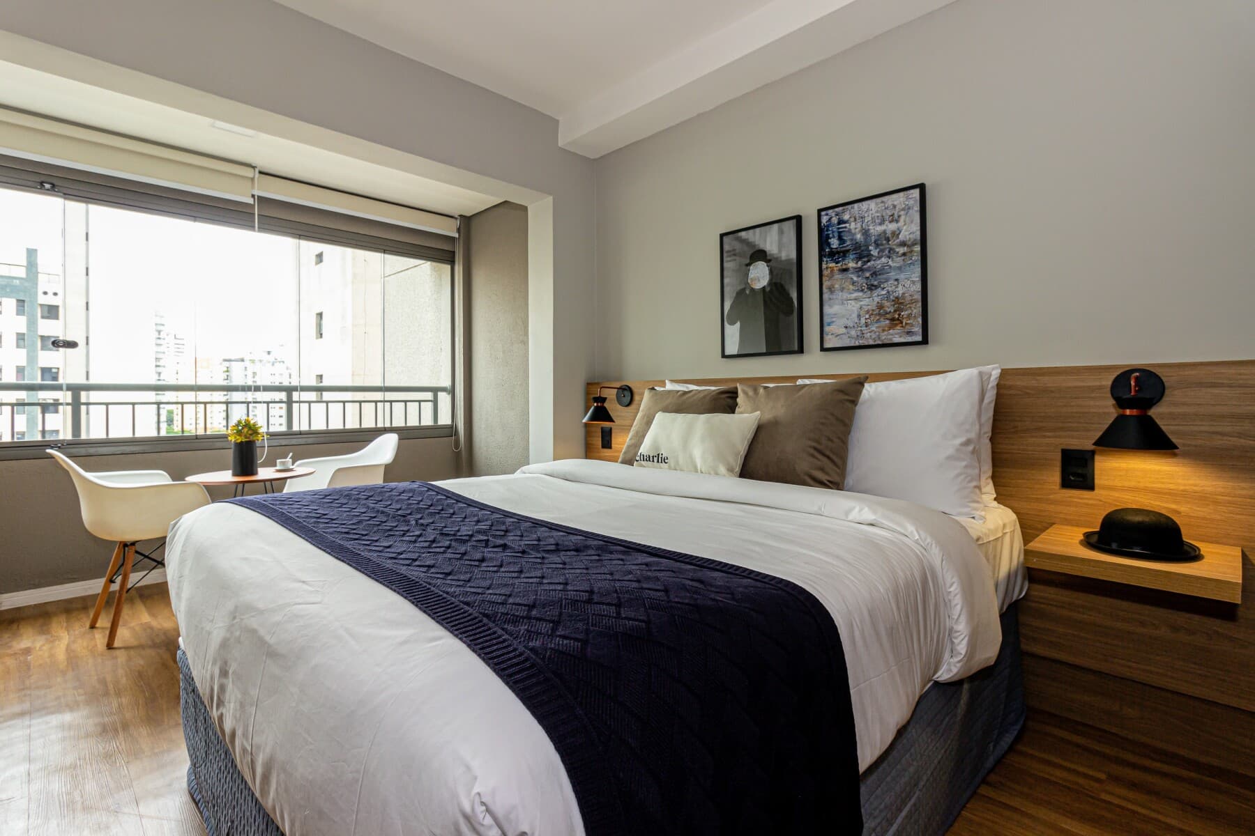 Studio Casal com Varanda - Charlie Grand Vitrali Moema