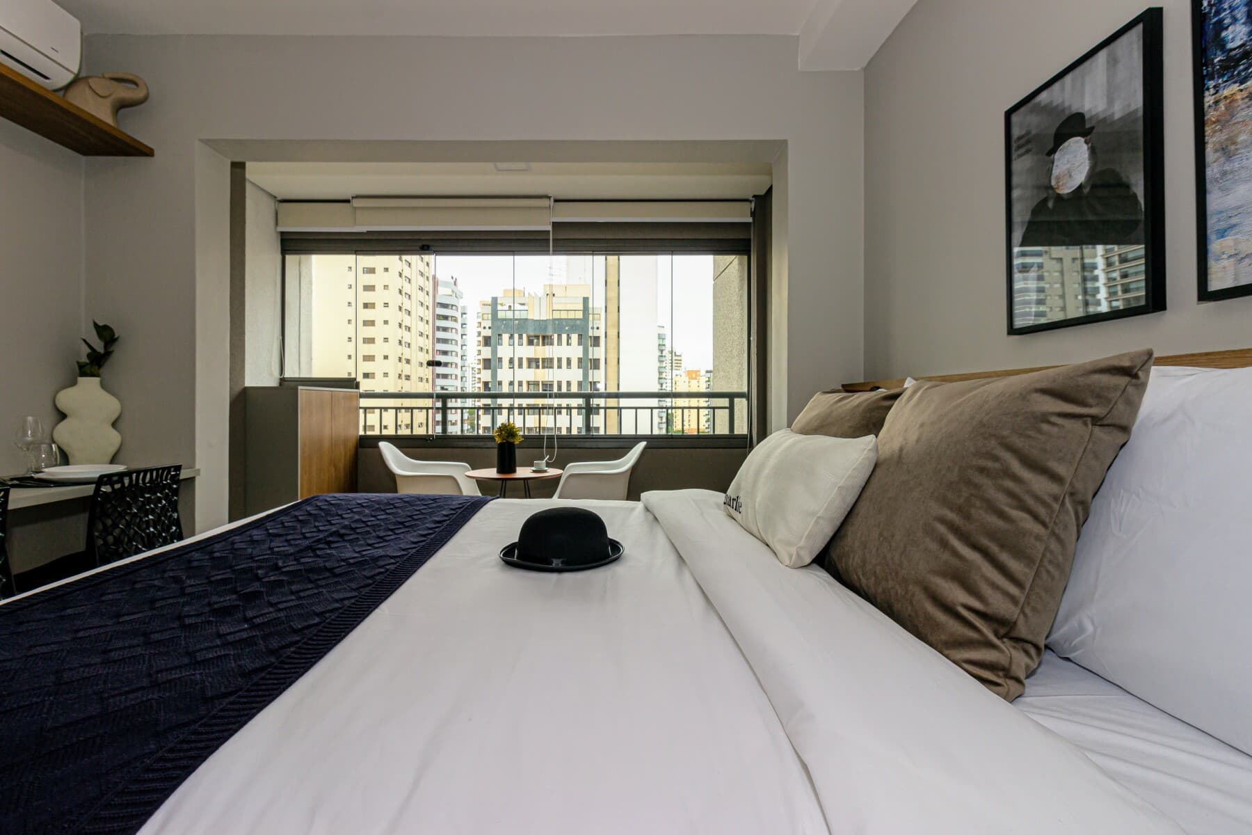 Studio Casal com Varanda - Charlie Grand Vitrali Moema