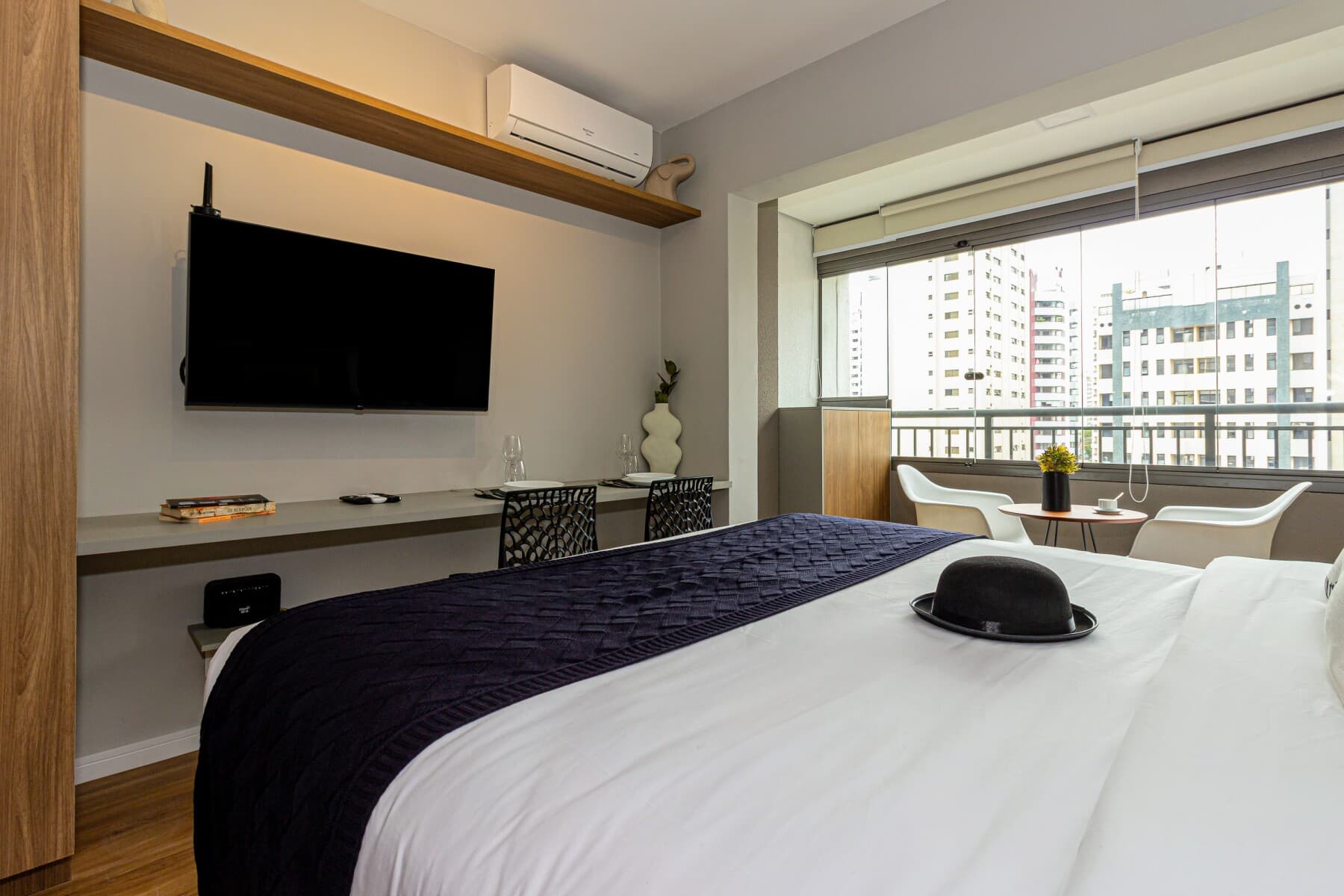 Studio Casal com Varanda - Charlie Grand Vitrali Moema