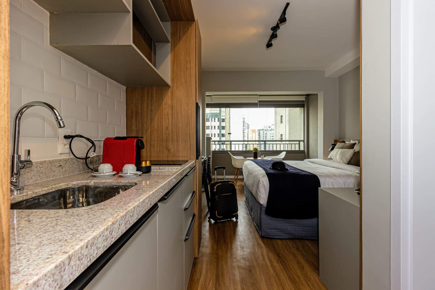 Studio Casal com Varanda - Charlie Grand Vitrali Moema